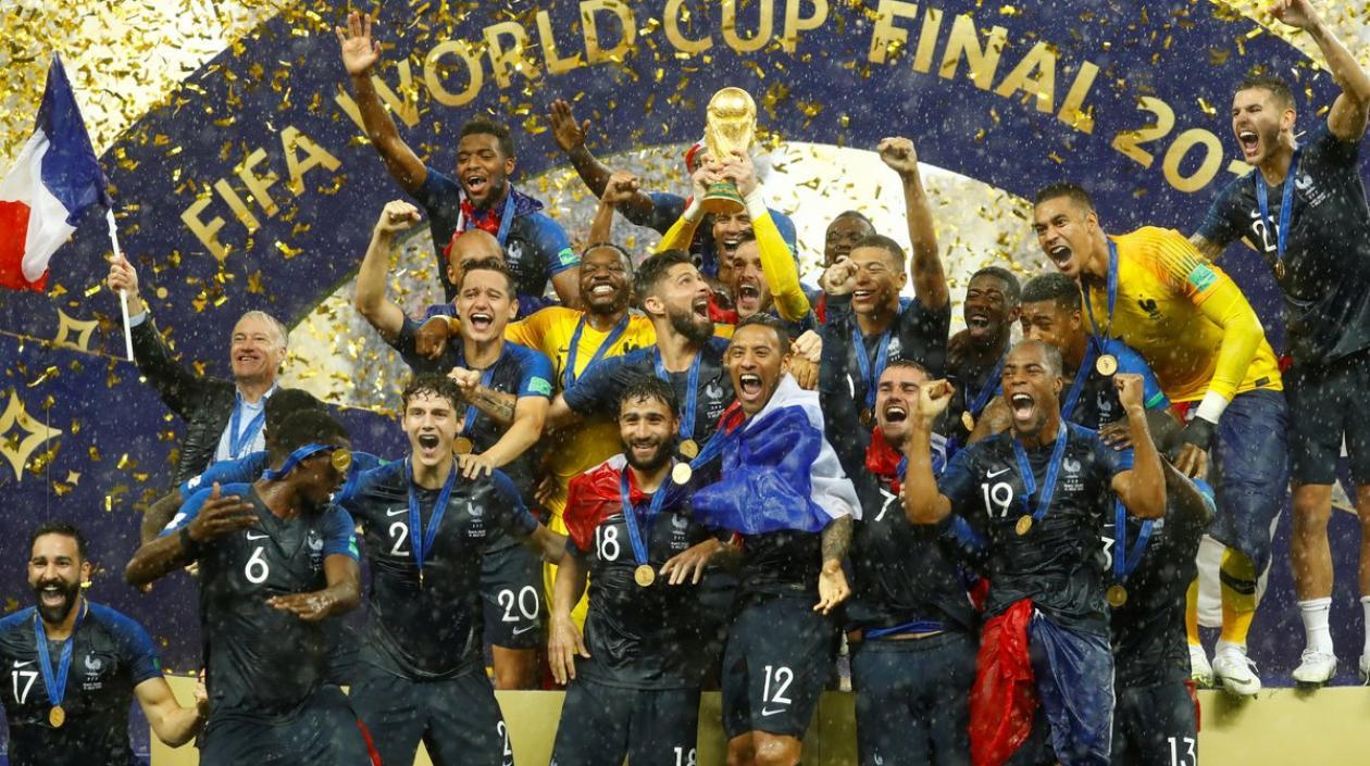 Francia, campeón del Mundial de Rusia 2018. 