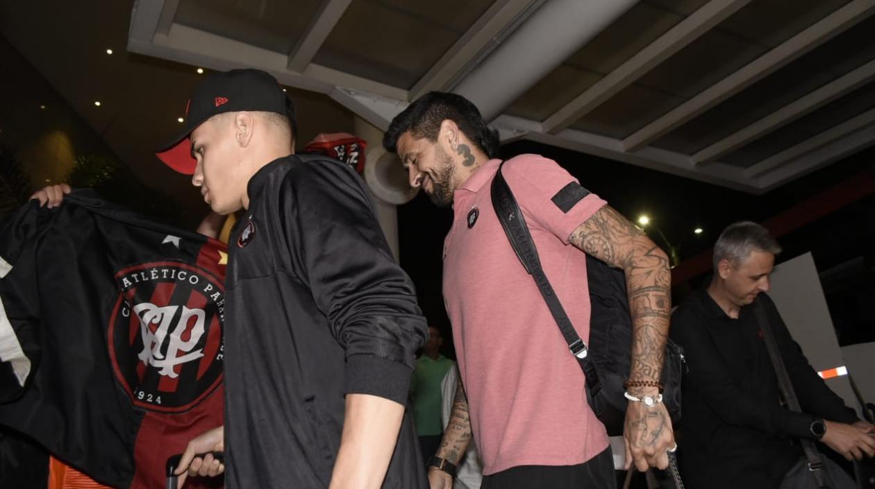 Luis 'Lucho' González a su arribo a Barranquilla. 