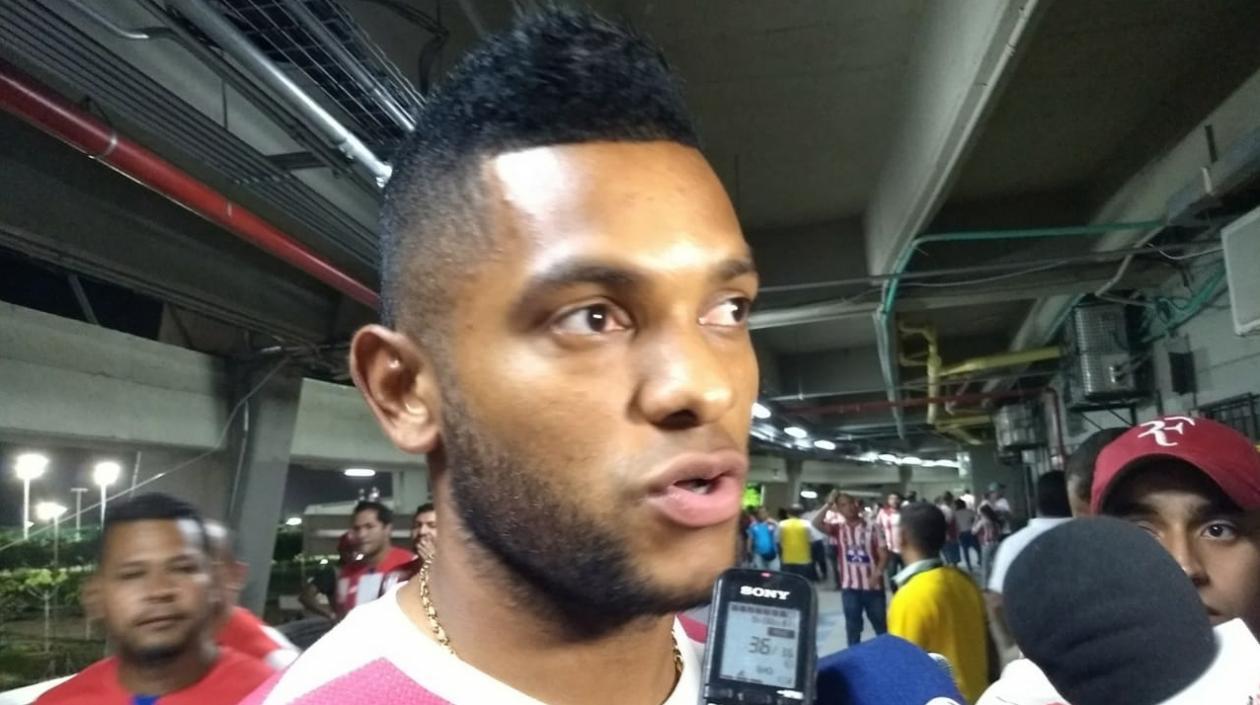 El delantero colombiano Miguel Ángel Borja.