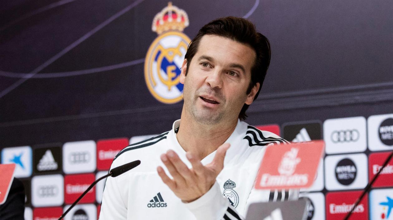 Santiago Solari, técnico del Real Madrid. 