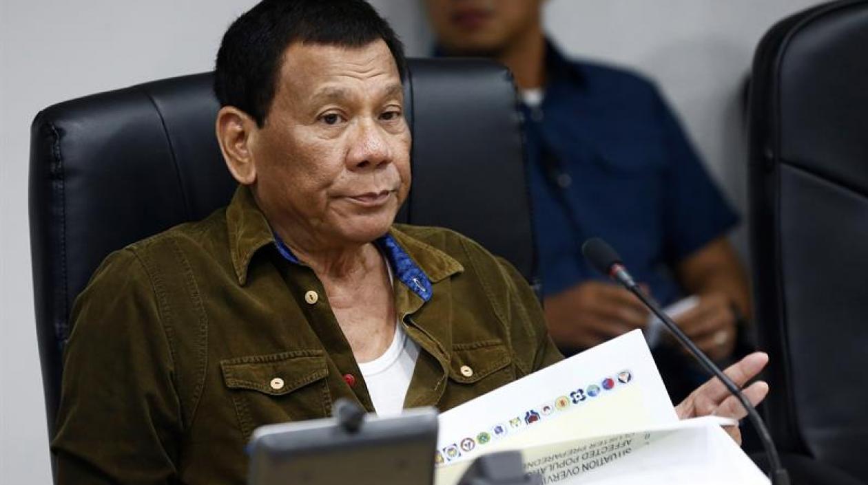 Rodrigo Duterte, presidente de Filipinas.