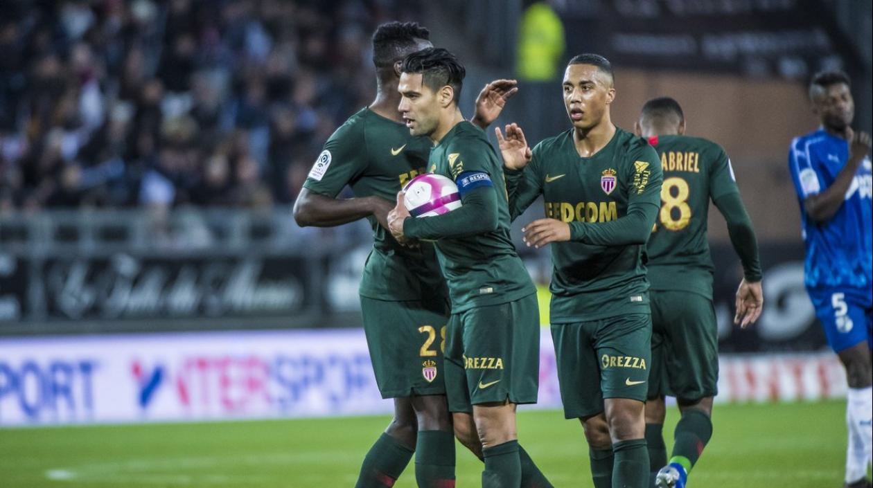 Falcao García, delantero del AS Mónaco. 