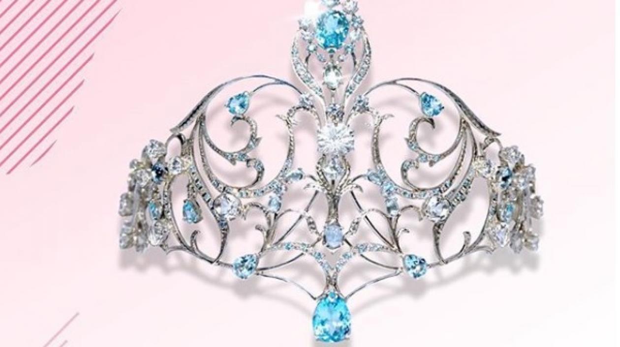 La corona de Miss Virtual Barranquilla.