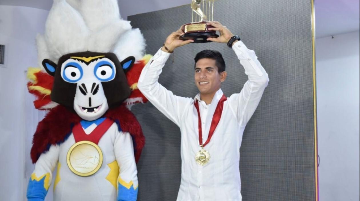 Nelson Soto, ganador del Deportista del Año 2017. 