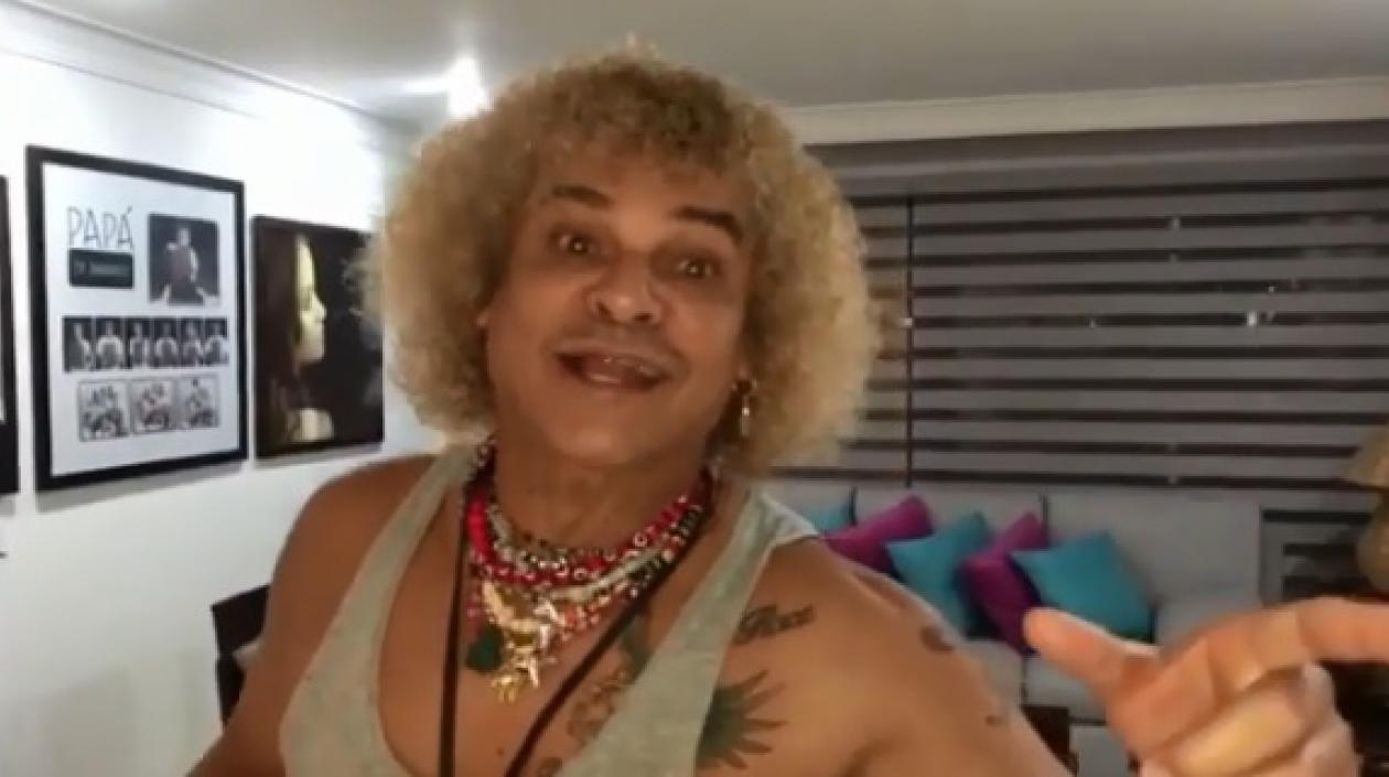 El exfutbolista Carlos 'El Pibe' Valderrama.