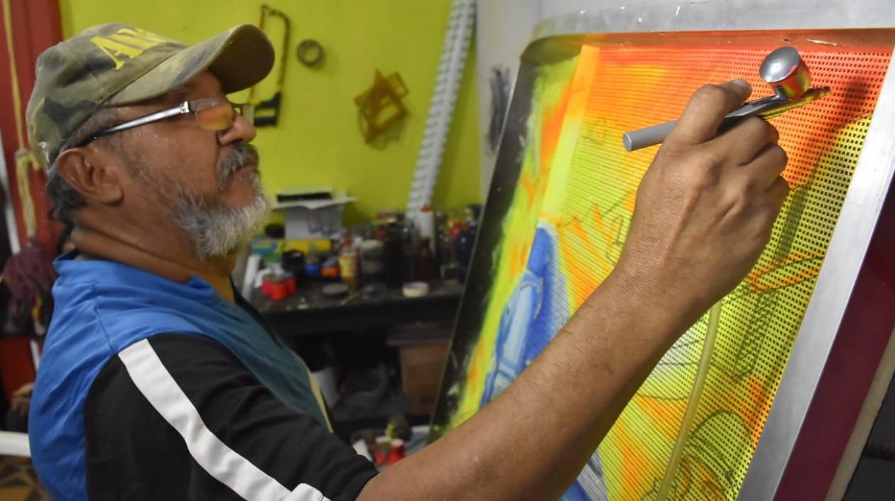 Armando Ibañez, más conocido como 'Santana' y el 'Raúl Reyes' del Carnaval.