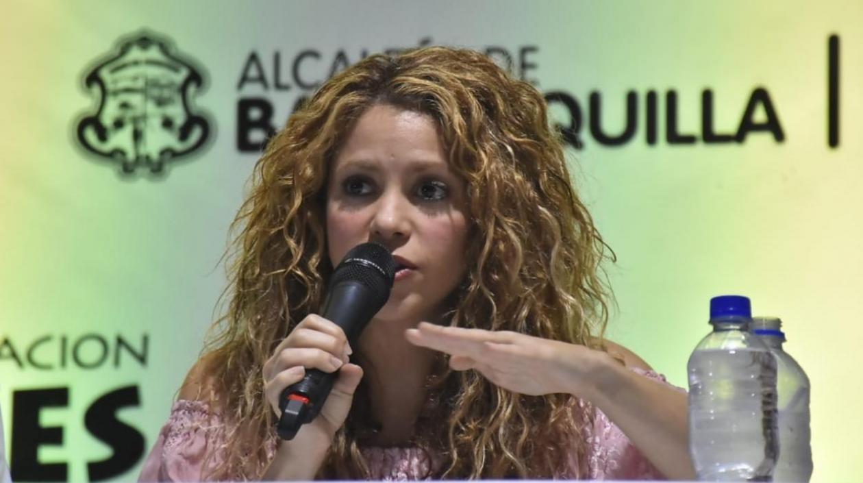 La cantante Shakira.