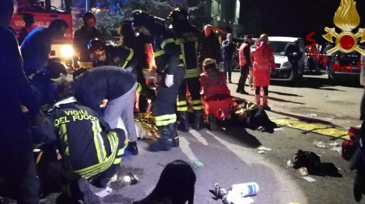  Seis muertos y 120 heridos es el balance de las autoridades de lo ocurrido en una discoteca de Italia.
