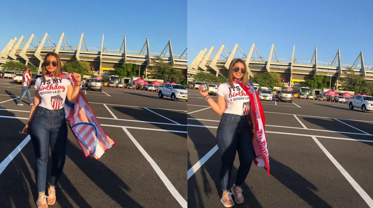 Keidy Betancourt, ferviente juniorista.