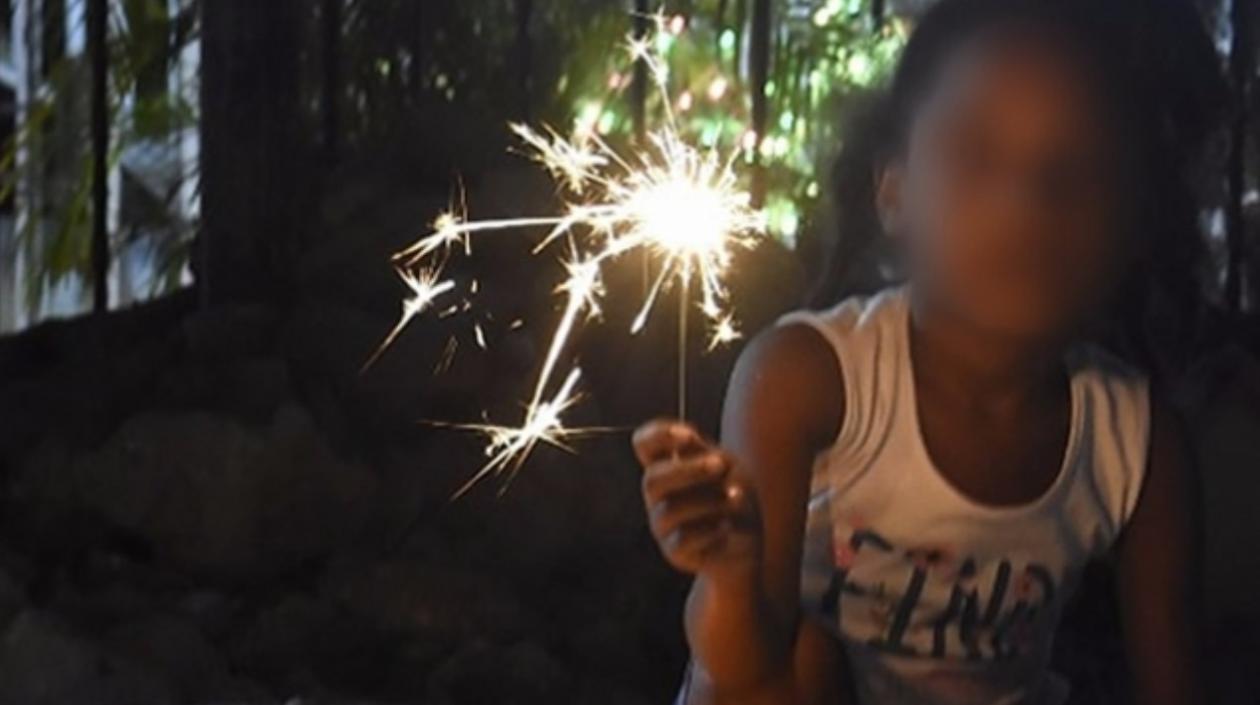 Los niños son los más expuestos a situaciones de intoxicación con pólvora.