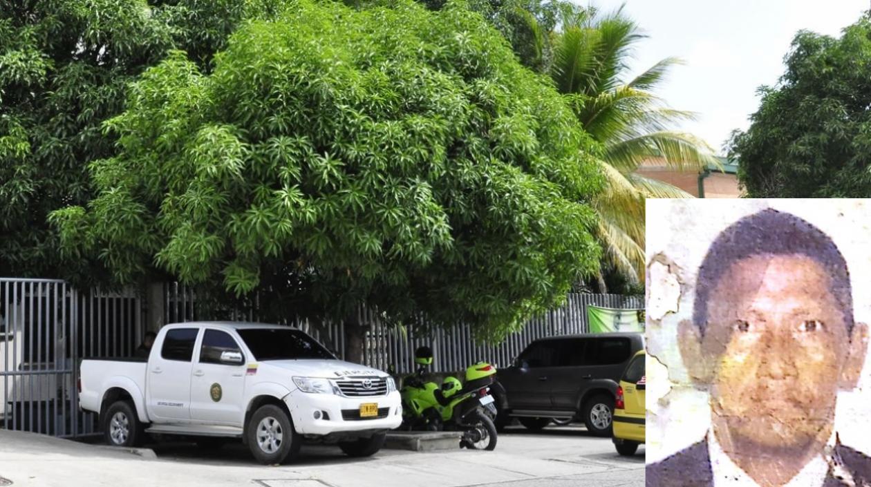 El cuerpo de Dagoberto Valencia fue llevado a las dependencias de Medicina Legal.