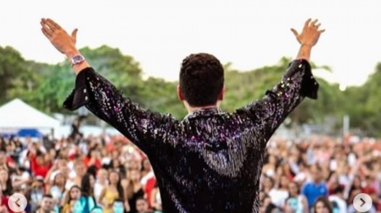 Silvestre Dangond se presentó hasta las 6 de la mañana.