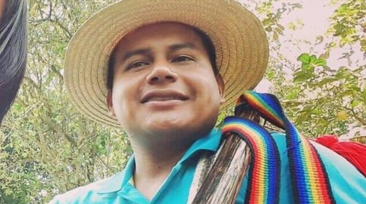Edwin Dagua Ipia, líder indígena asesinado.