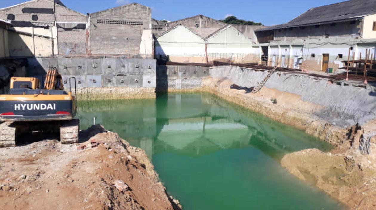 La fuente de agua origen del problema.