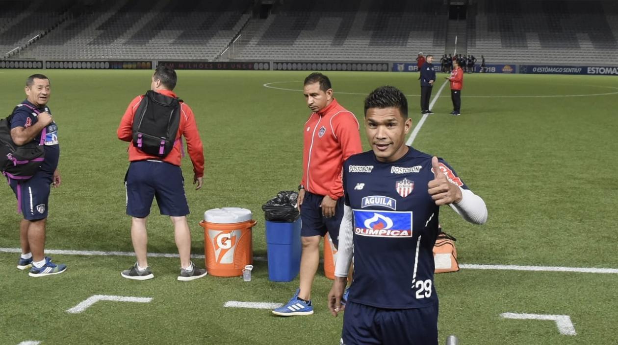 Teófilo Gutiérrez, delantero de Junior. 