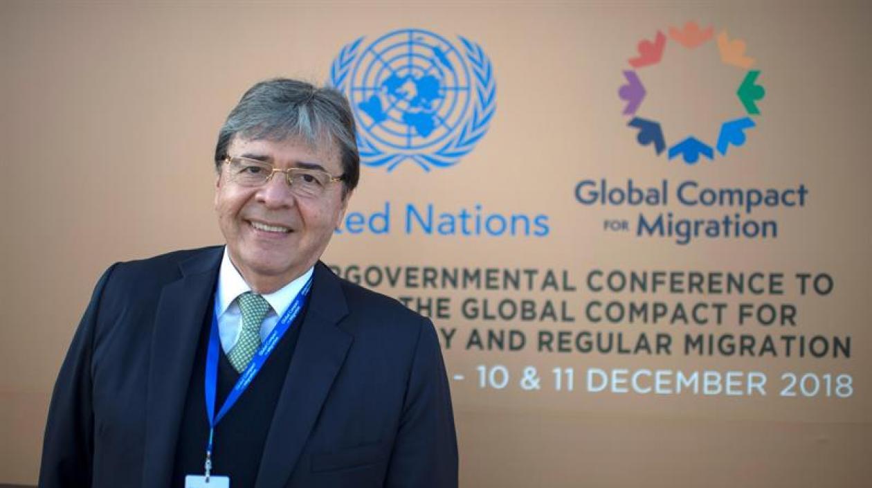 El Canciller Carlos Holmes, en Marruecos.