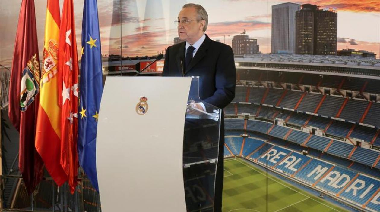 Florentino Pérez, presidente del Real Madrid.