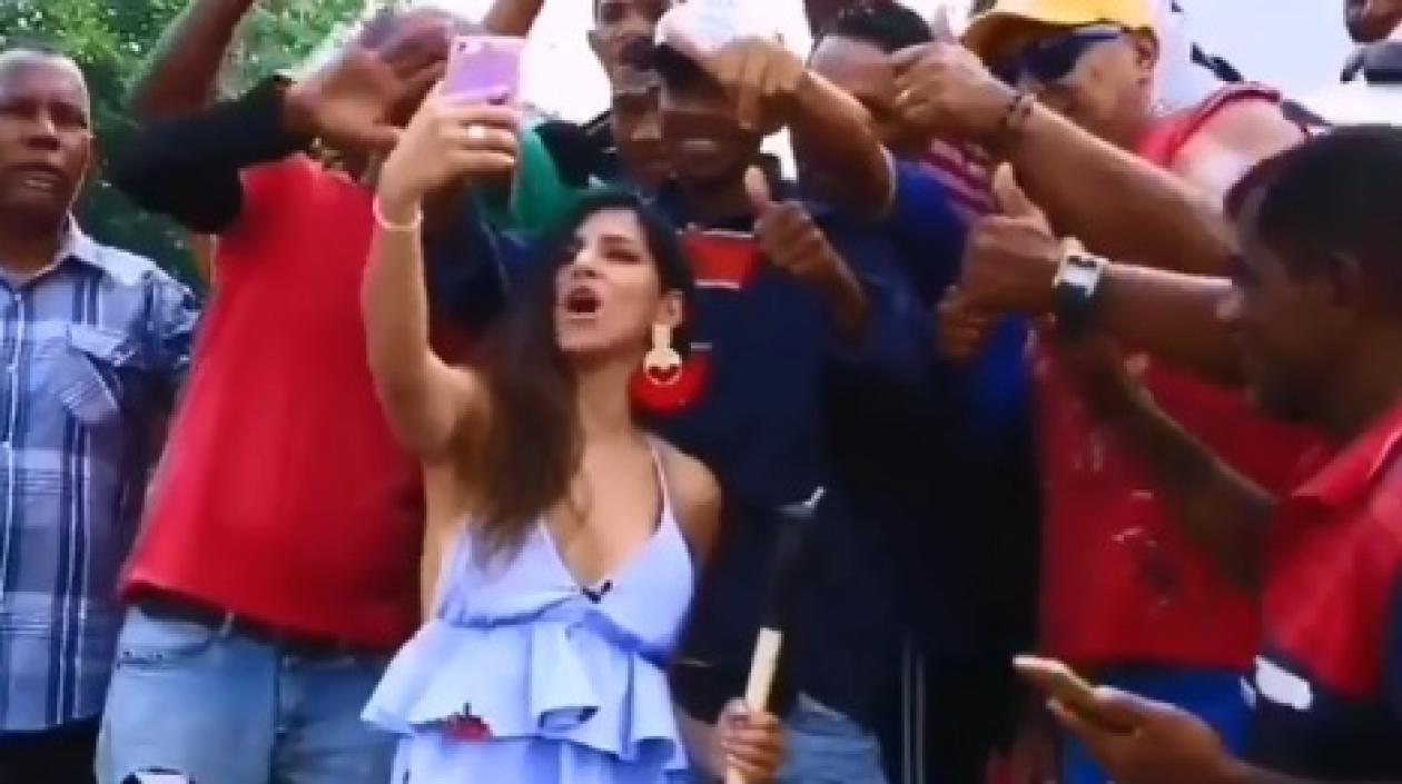 La actriz Aida Bossa de nuevo en Las Compuertas.