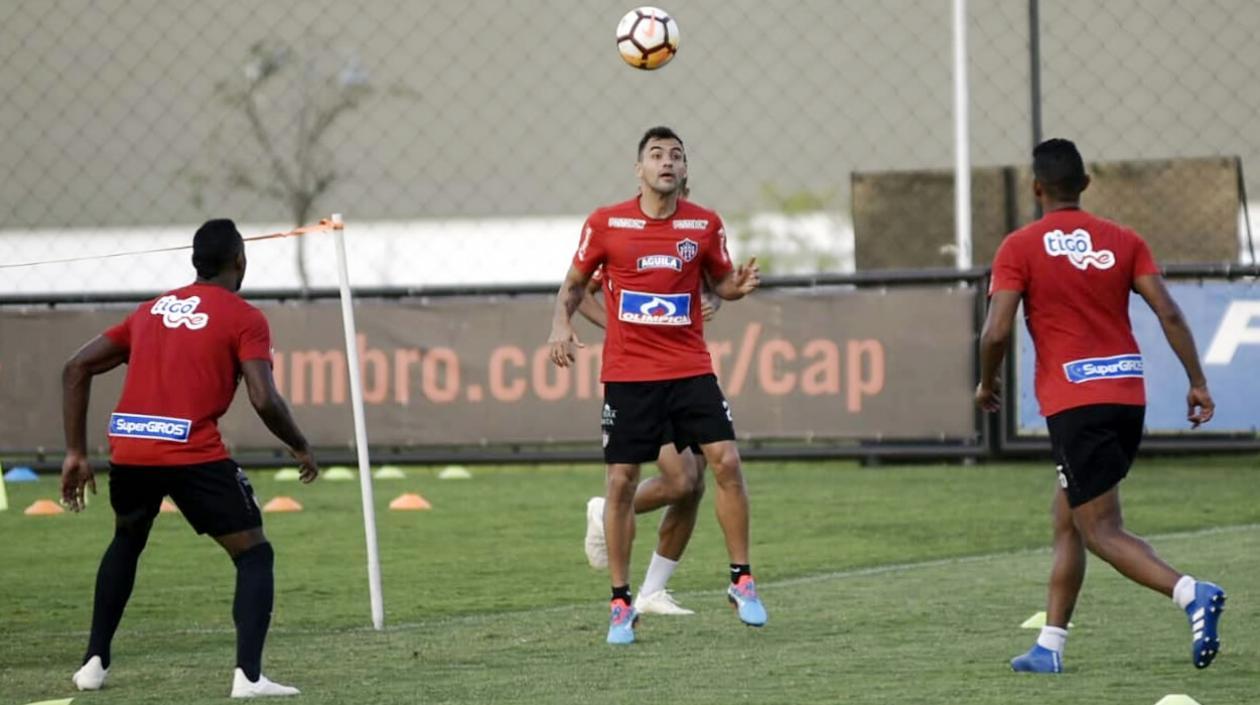 Marlon Piedrahita durante uno de los entrenamientos.