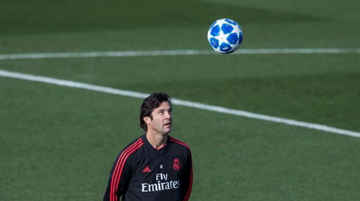 Santiago Solari, técnico argentino del Real Madrid. 
