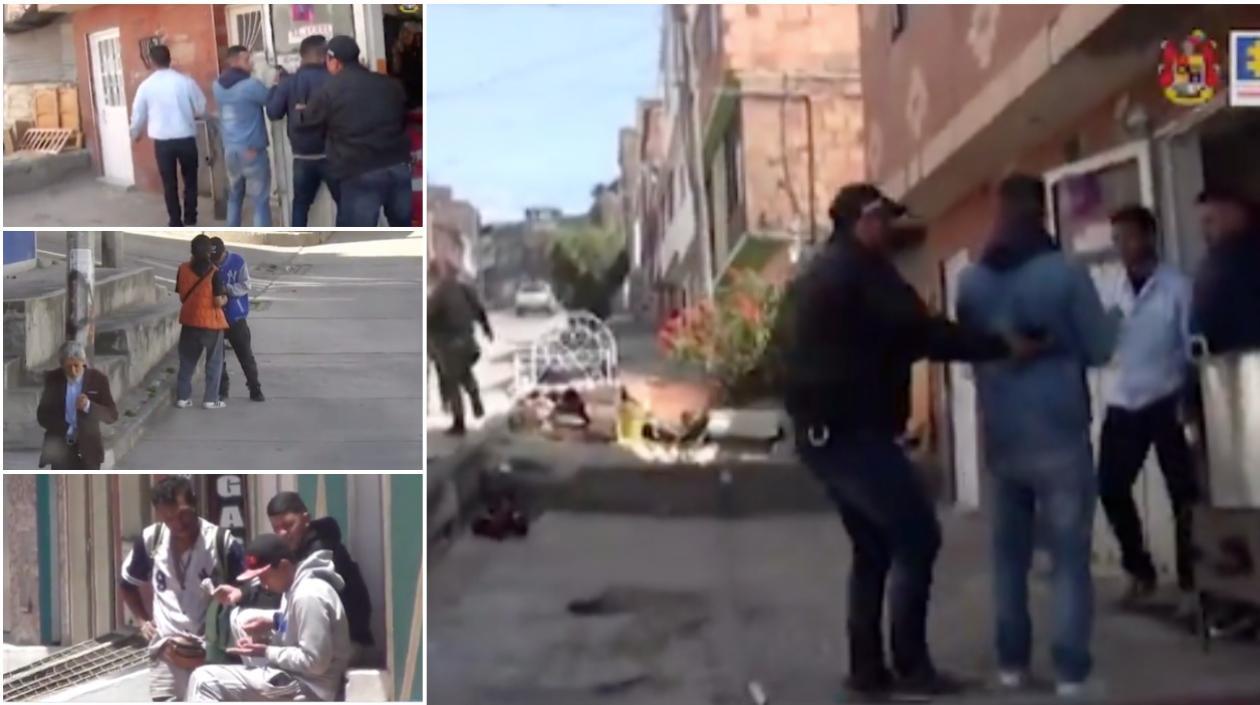 Los delincuentes operaban en la localidad Rafael Uribe Uribe.