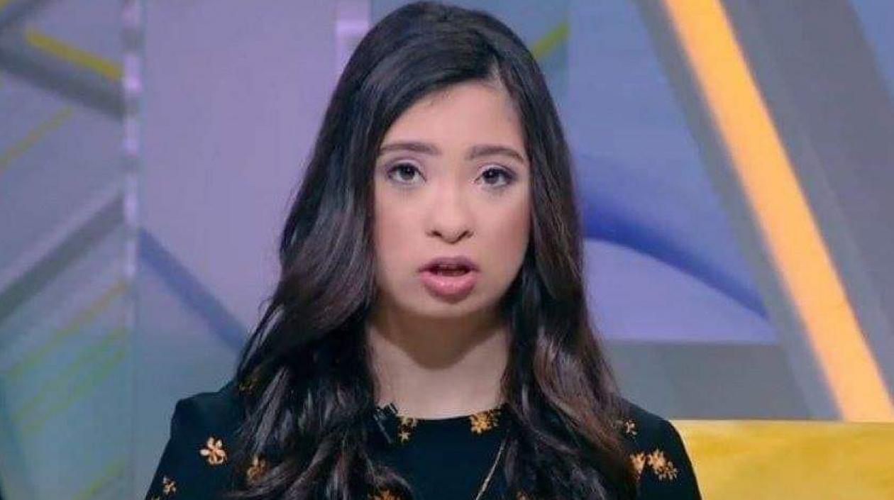 La presentadora Rahma Khaled.