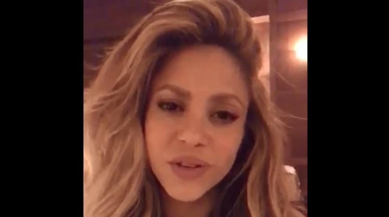 La cantante Shakira.