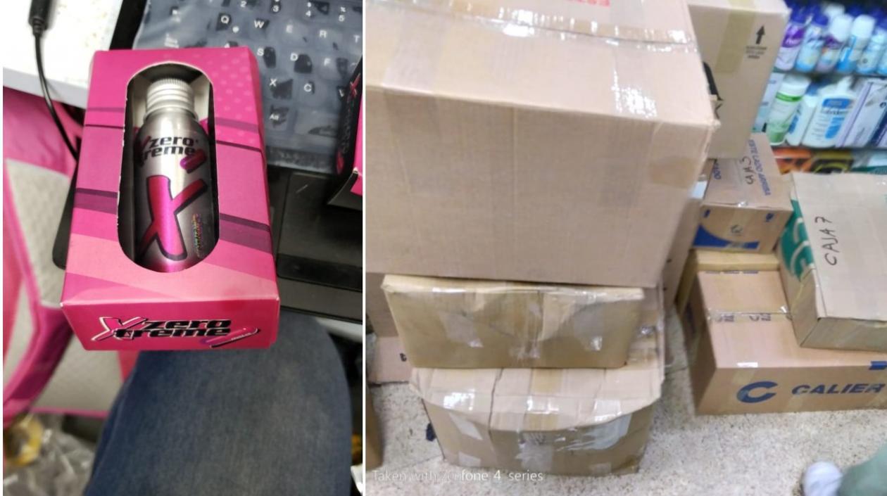 El Invima decomisó productos fraudulentos que tenía alerta sanitaria.