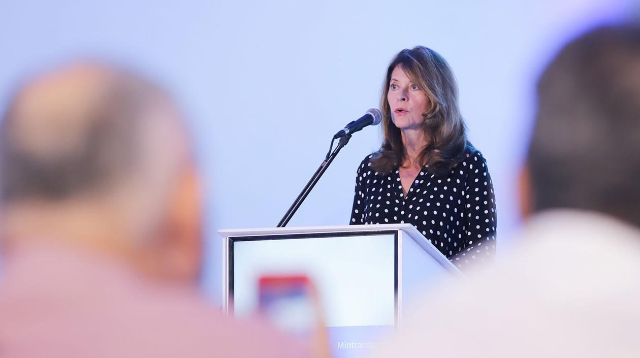 La Vicepresidenta de la República, Marta Lucía Ramírez