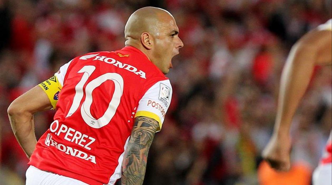  El centrocampista argentino Omar Pérez. 