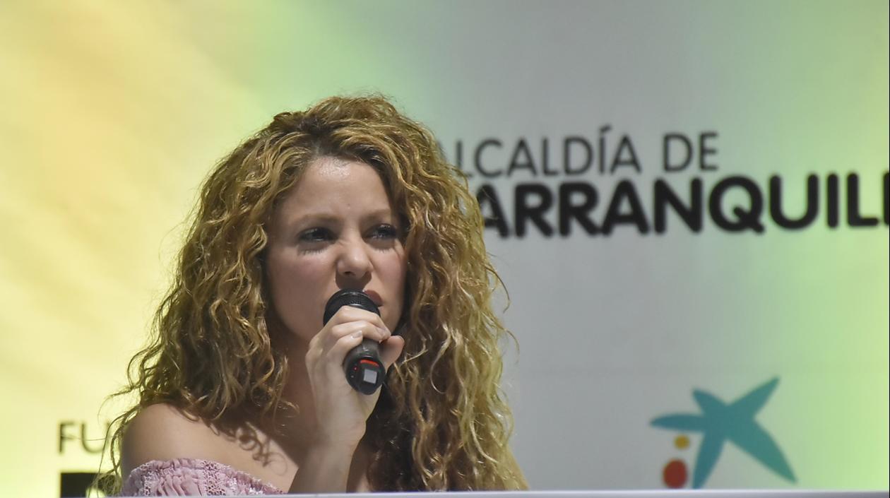 La cantante Shakira.