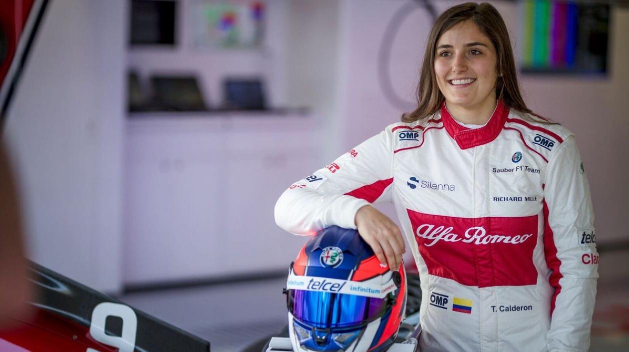 Tatiana Calderón, piloto colombiana.