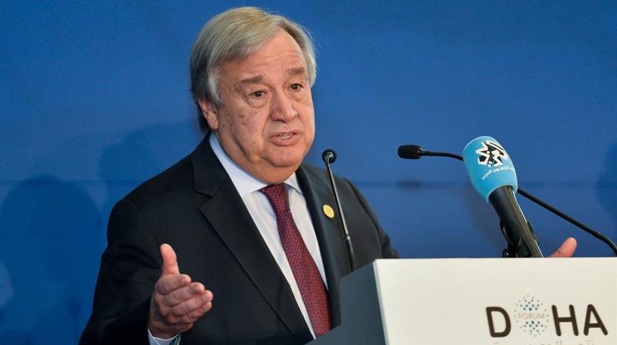 El secretario general de la ONU, António Guterres.