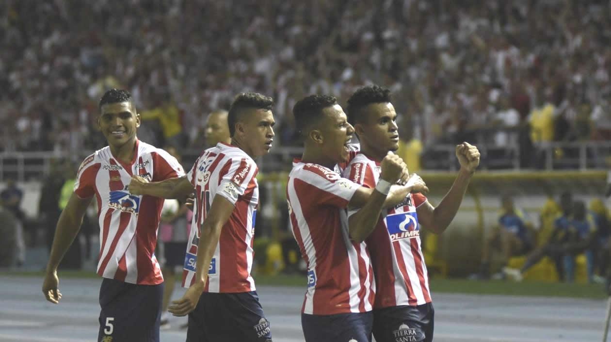 Luis Díaz, goleador de Junior. 