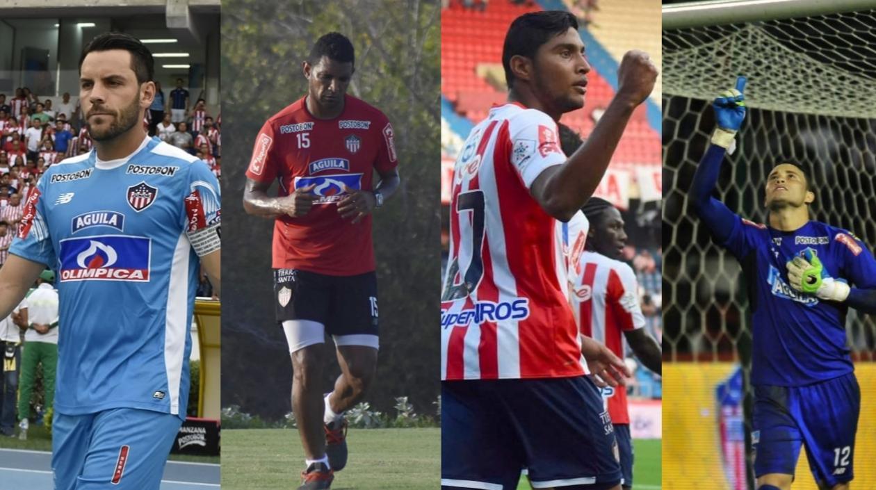 Sebastián Viera, Luis Narváez, Luis Carlos Ruiz y José Luis Chunga.