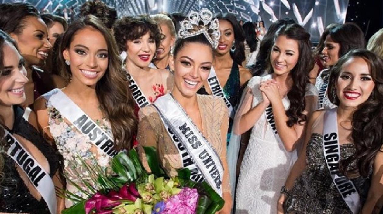 La sudafricana Demi Leigh Nel-Peters, actual Miss Universo.