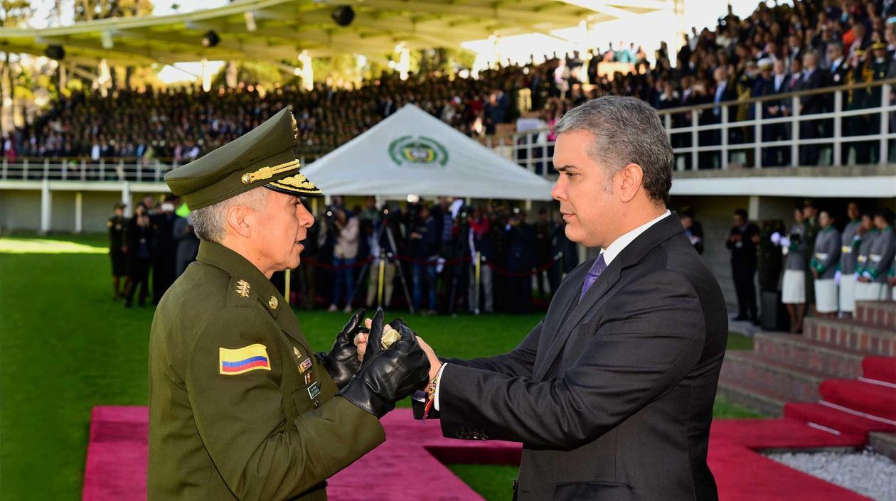  Mayor general Óscar Atehortúa, nuevo director nacional de la Policía.
