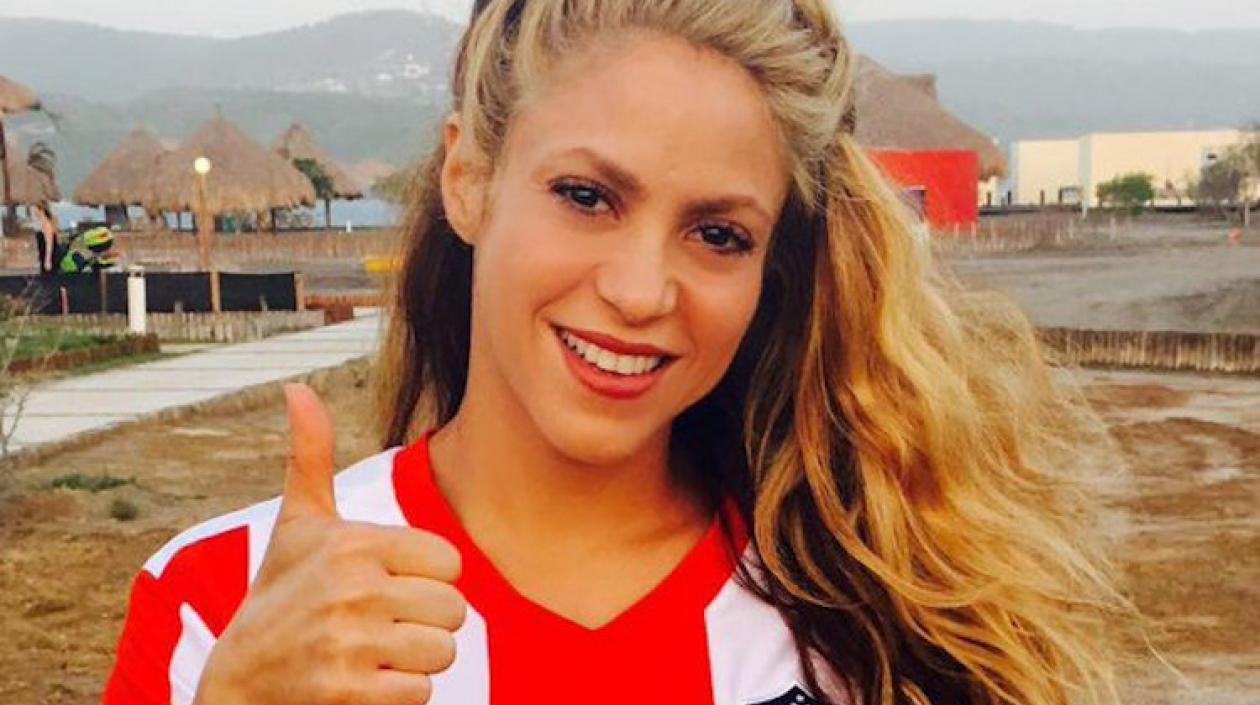 La cantante Shakira.