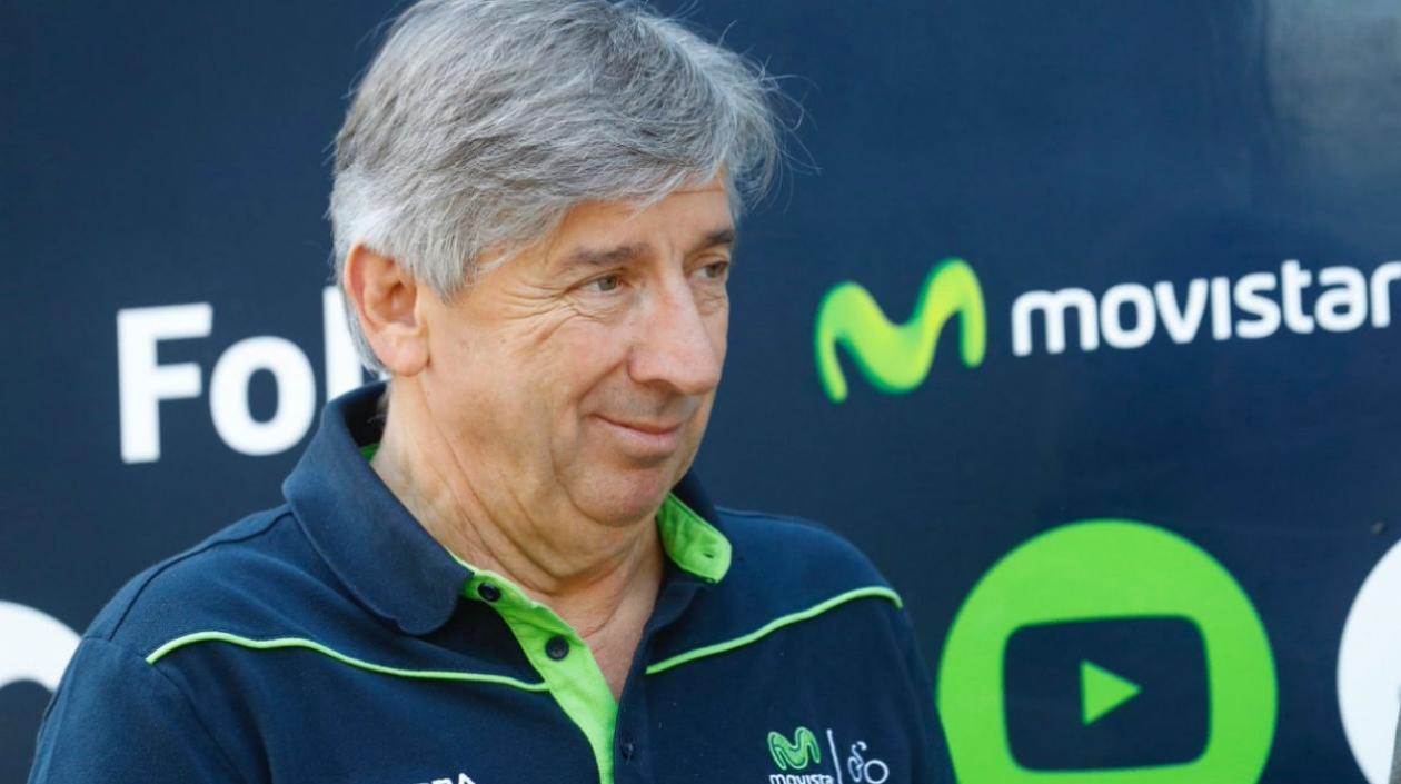 Eusebio Enzué, director del Movistar Team. 