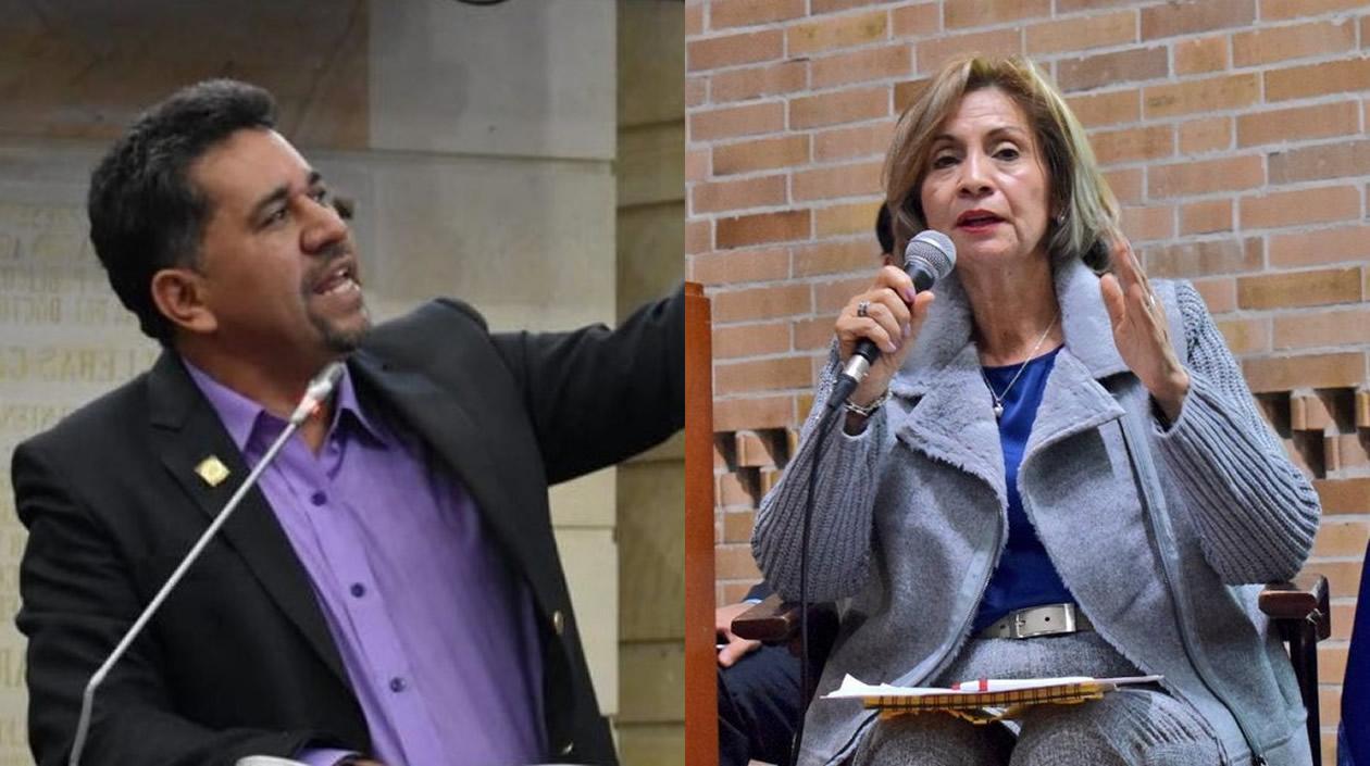 León Fredy Muñoz y Betty Zorro.