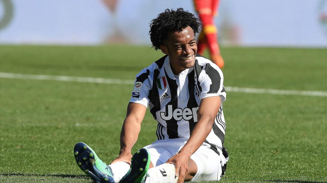 Juan Guillermo Cuadrado, volante colombiano de la Juventus. 