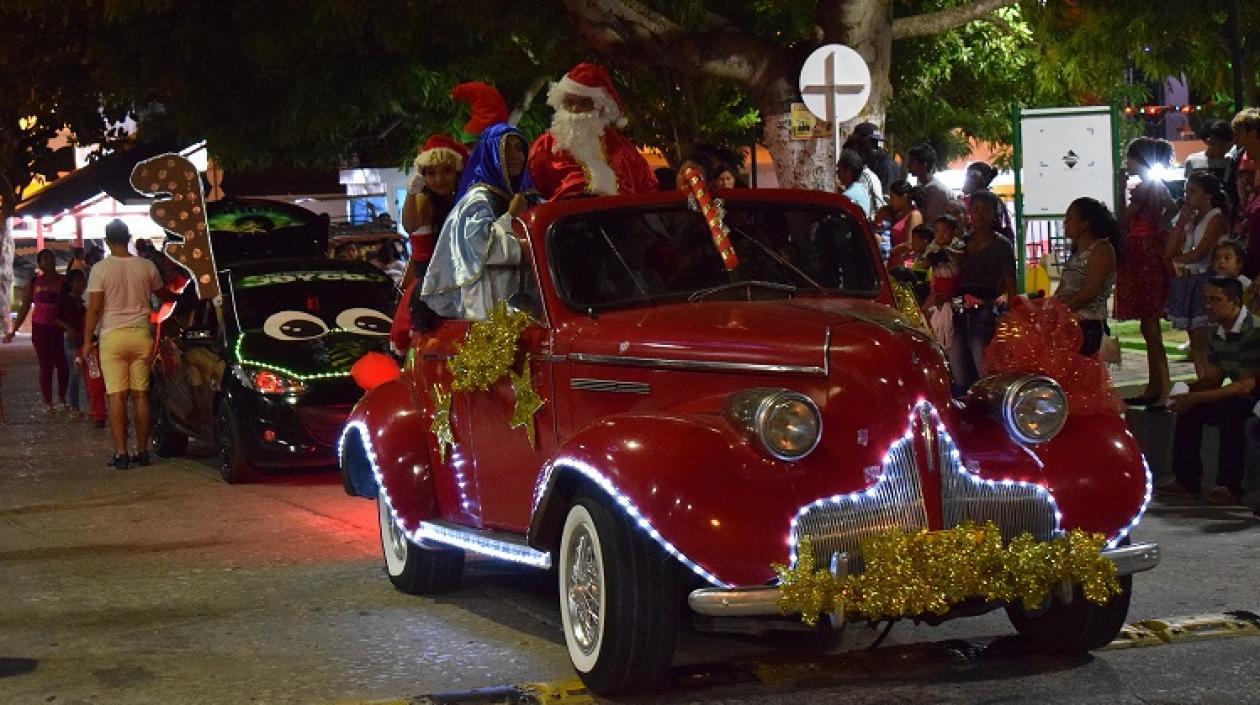 Desfile de la Gran Parada Navideña en Galapa.