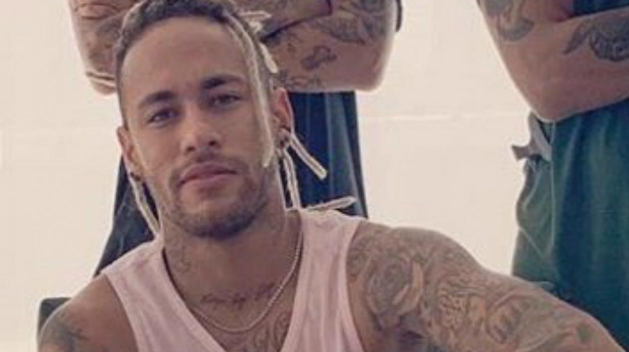 Neymar, delantero brasileño. 