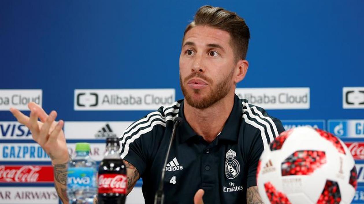 El capitán del Real Madrid, Sergio Ramos.