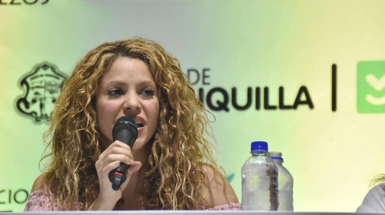 La cantante barranquillera Shakira.
