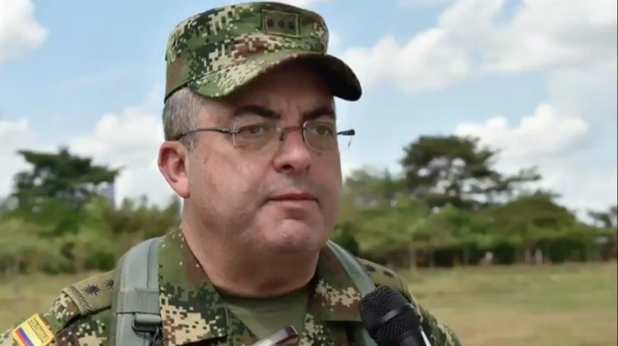 El jefe del Estado Mayor, general Ricardo Jiménez.