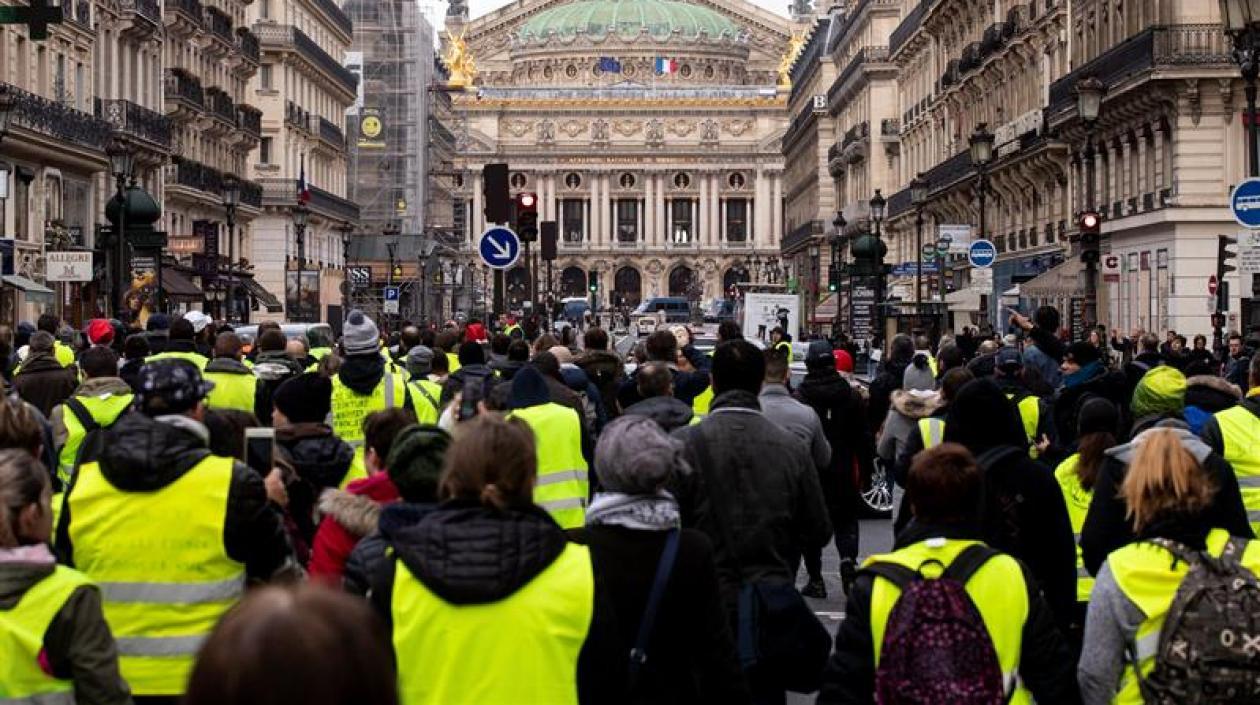 Imagen de la protesta. 