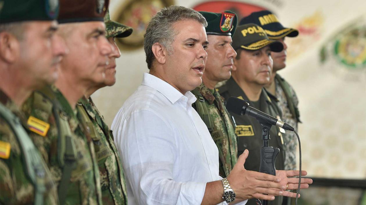 El Presidente de la República, Iván Duque. 