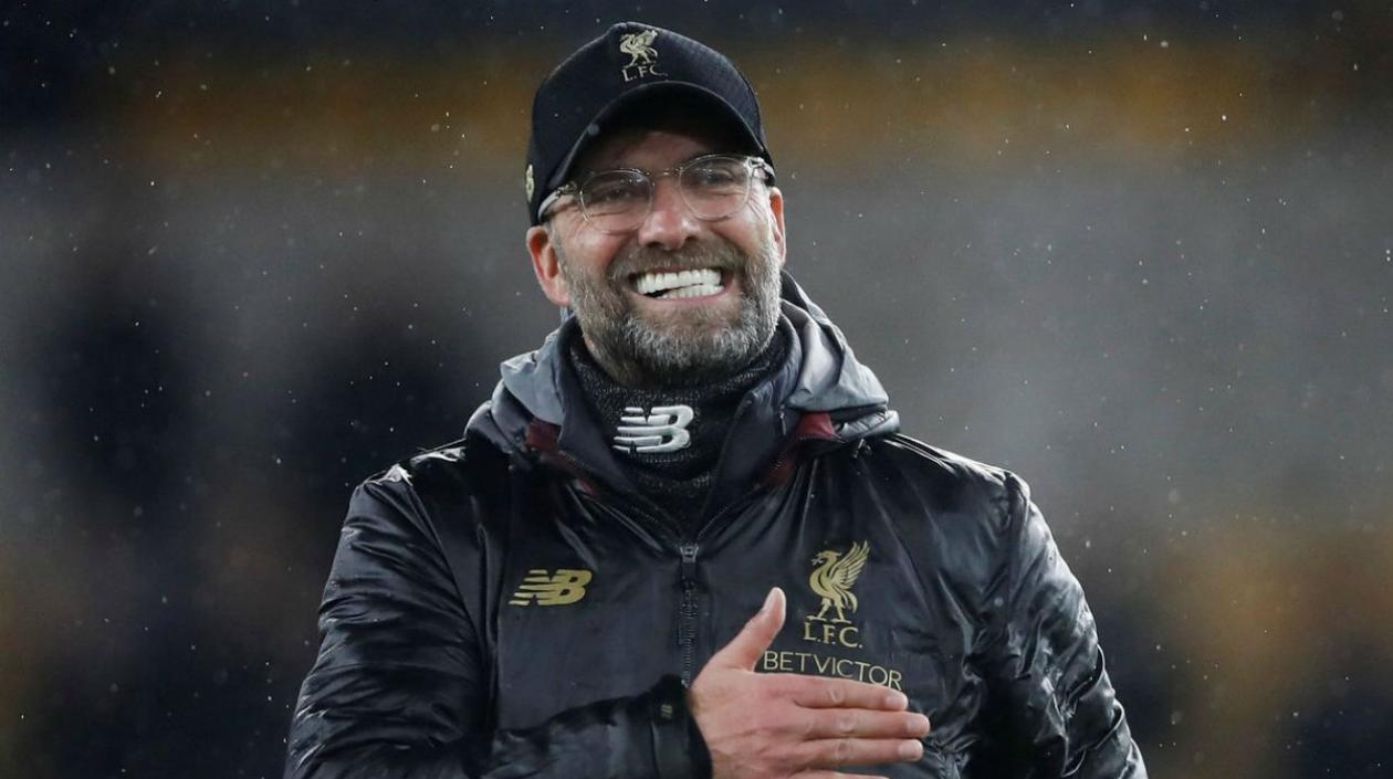 Jurgen Klopp, técnico alemán. 