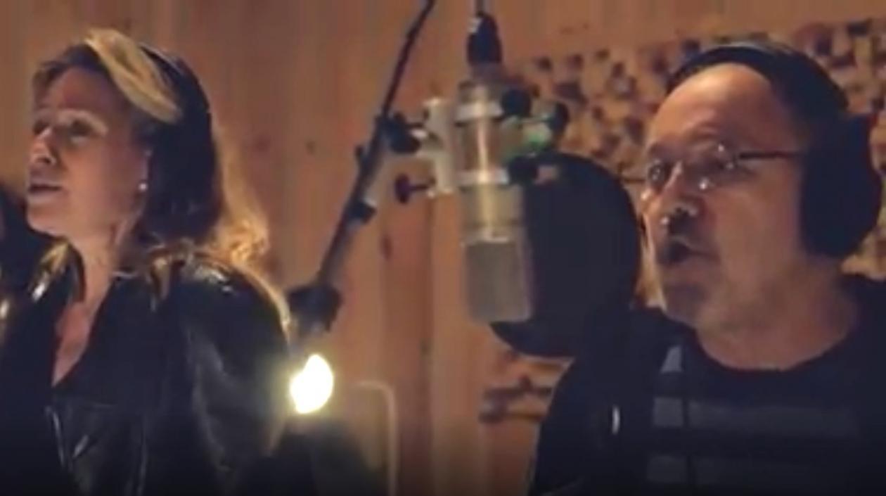 Rubén Blades durante la producción navideña 2018.